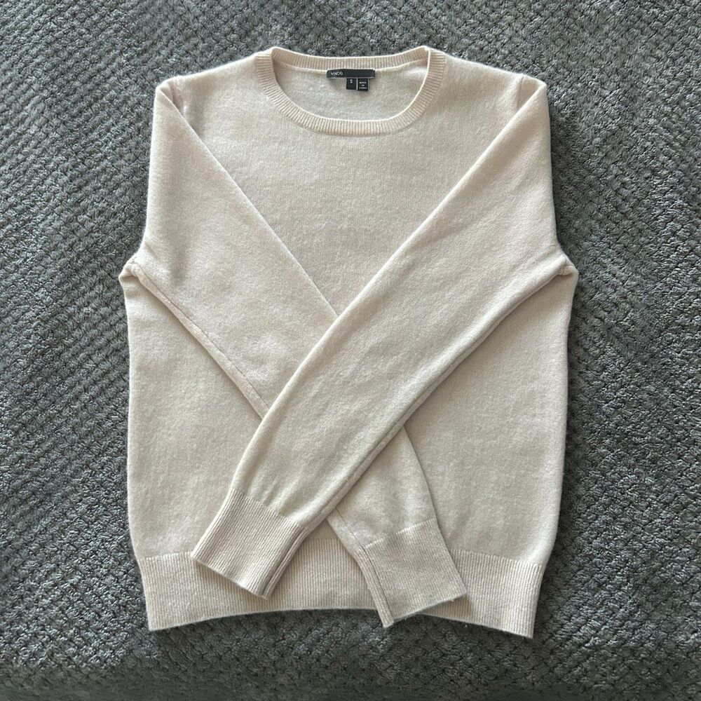 Vince Plush Pink Womens Size S Cashmere Sweater - Picture 5 of 12